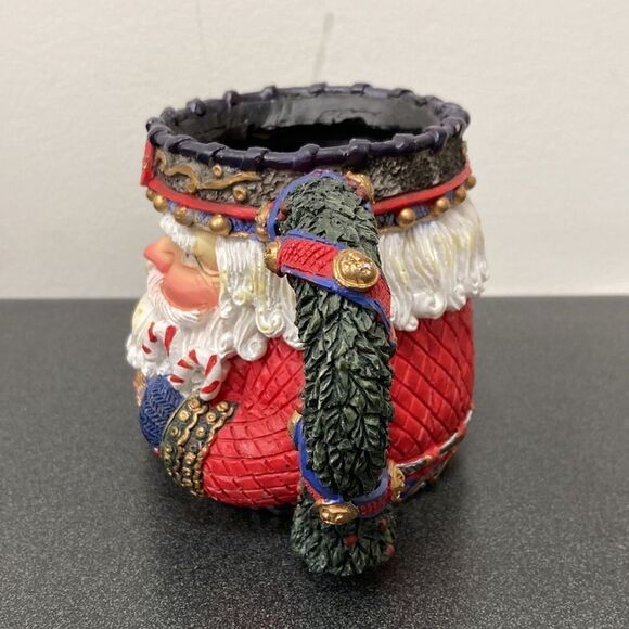 Danson Decor Kris Kringle Santa Colourful 3D Large Christmas Resin Mug - Picture 2 of 7